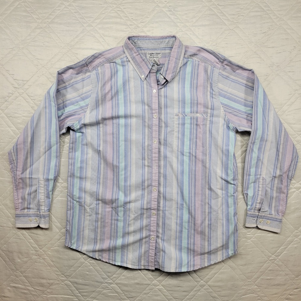 Cabin Creek Wrinkle Free Stain Repellent‎ long sleeve dress shirt size 12T